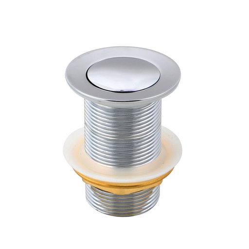 [70028/PW32C-NF] Nana Chrome Pop Up Waste Non Overflow Solid Brass Plug Waste
