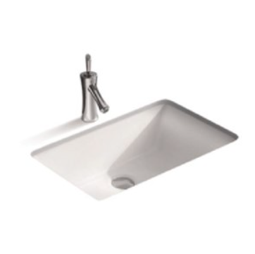 [45483] 530*340*170mm Under Counter Basin Gloss White Fine Ceramic Waste: 32mm Overflow