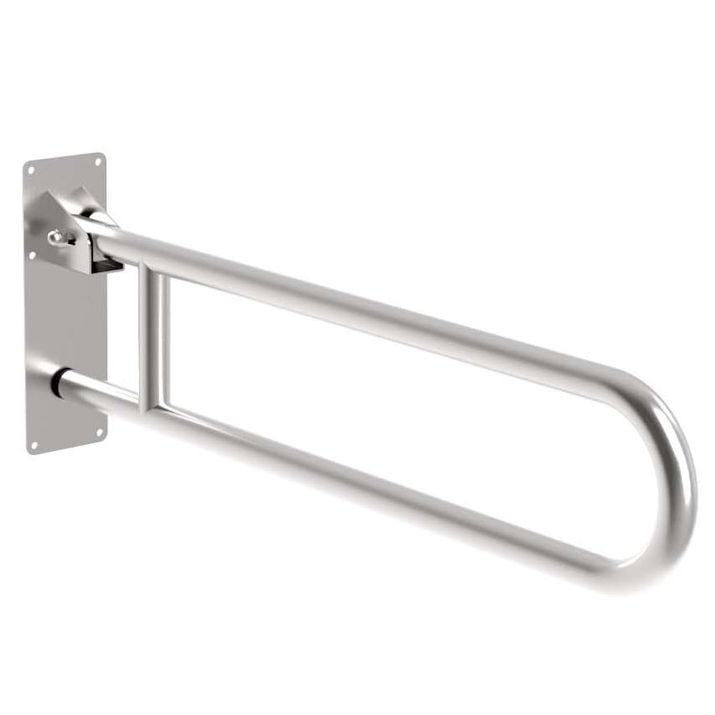 [55700] 100mmWX300mmHmm Bradley Australia MapS Drop Down Satin SS Grab Rail