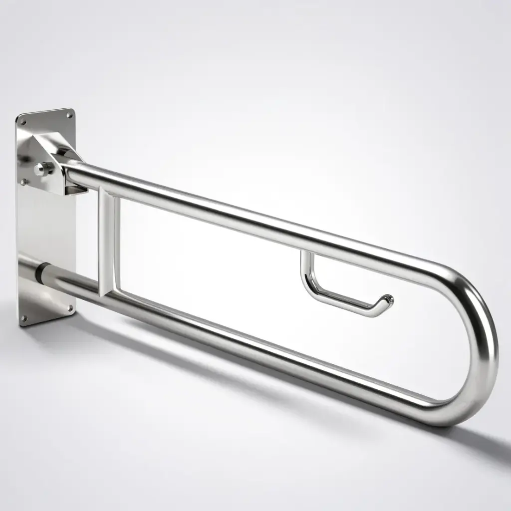 100mmWX300mmHmmBradley Australia MapS Drop Down Satin SS Grab Rail