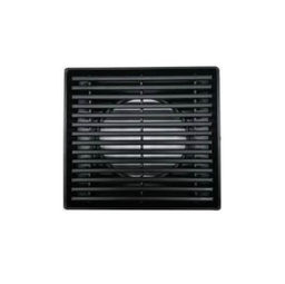 [47241] 110*110mm Black Grills Square Floor Drain (80 mm)