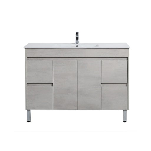 [45116] 1190*455*860mm Freestanding Concrete Grey Cabinet Only Single Bowl LG