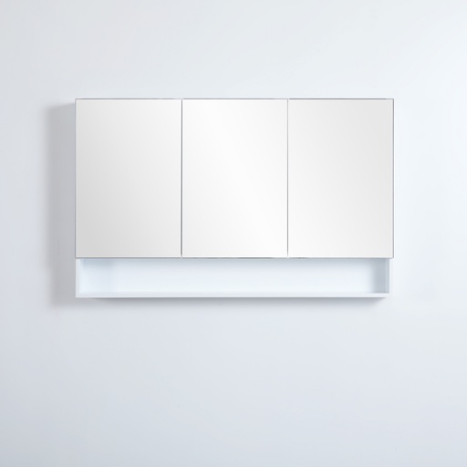 [47049] 1198*750*155mm Matte White Shaving Cabinet Three Doors