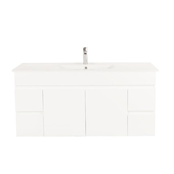 [50492] 1200*450*560mm Wall Hung Gloss White PVC Vanity Cabinet Only