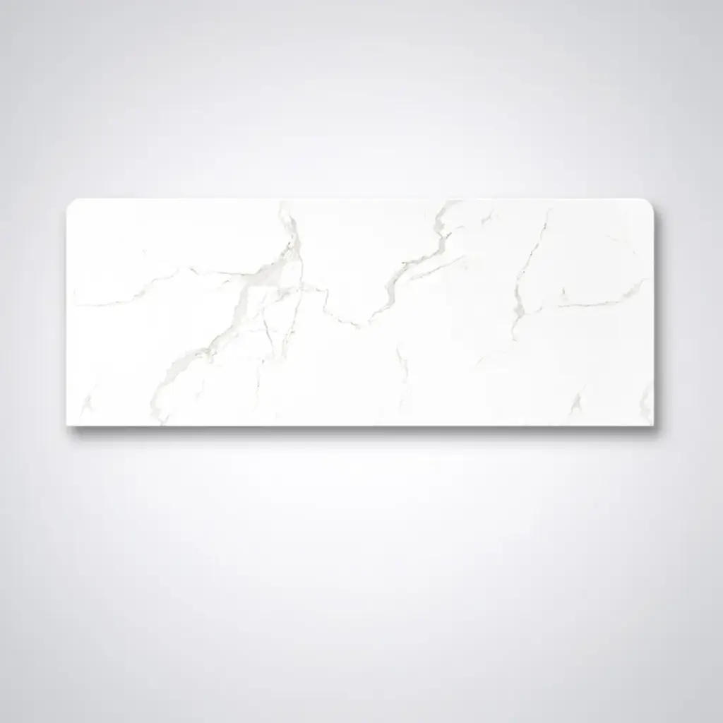 1200*465*15mm White Marble Look Sintered Stone Top Benchtop