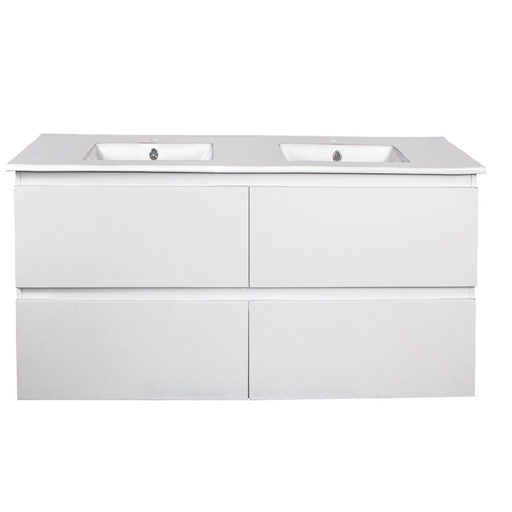 [45793] 1200L* 550 H *460Dmm Four Drawers (Double Bowl) Cabinet Only D-MW