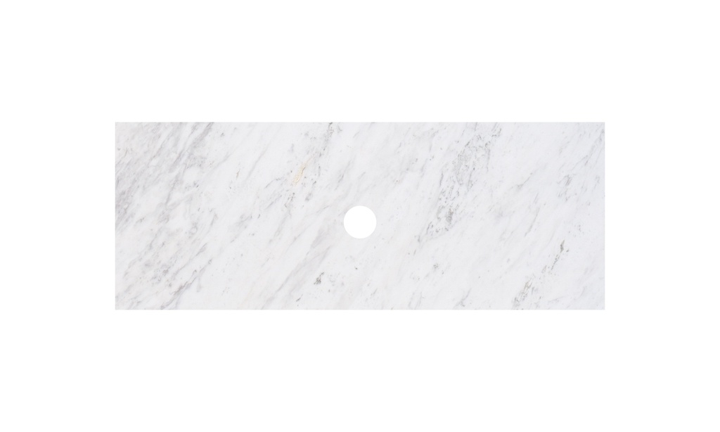 1205X465X18mm Carrara White Marble Stone Top