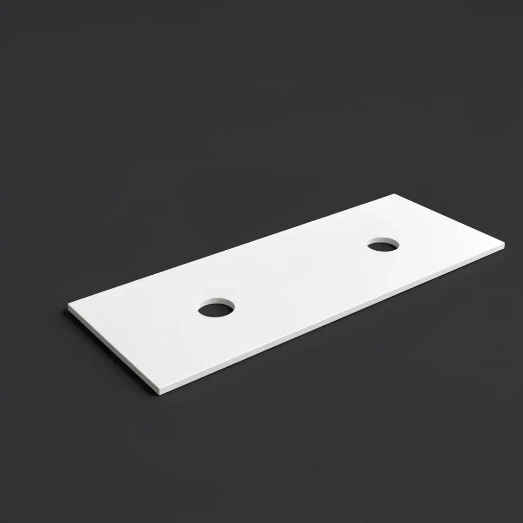 1205X465X20mm Blanco White(WG034) Zero Silica Engineer Stone Top