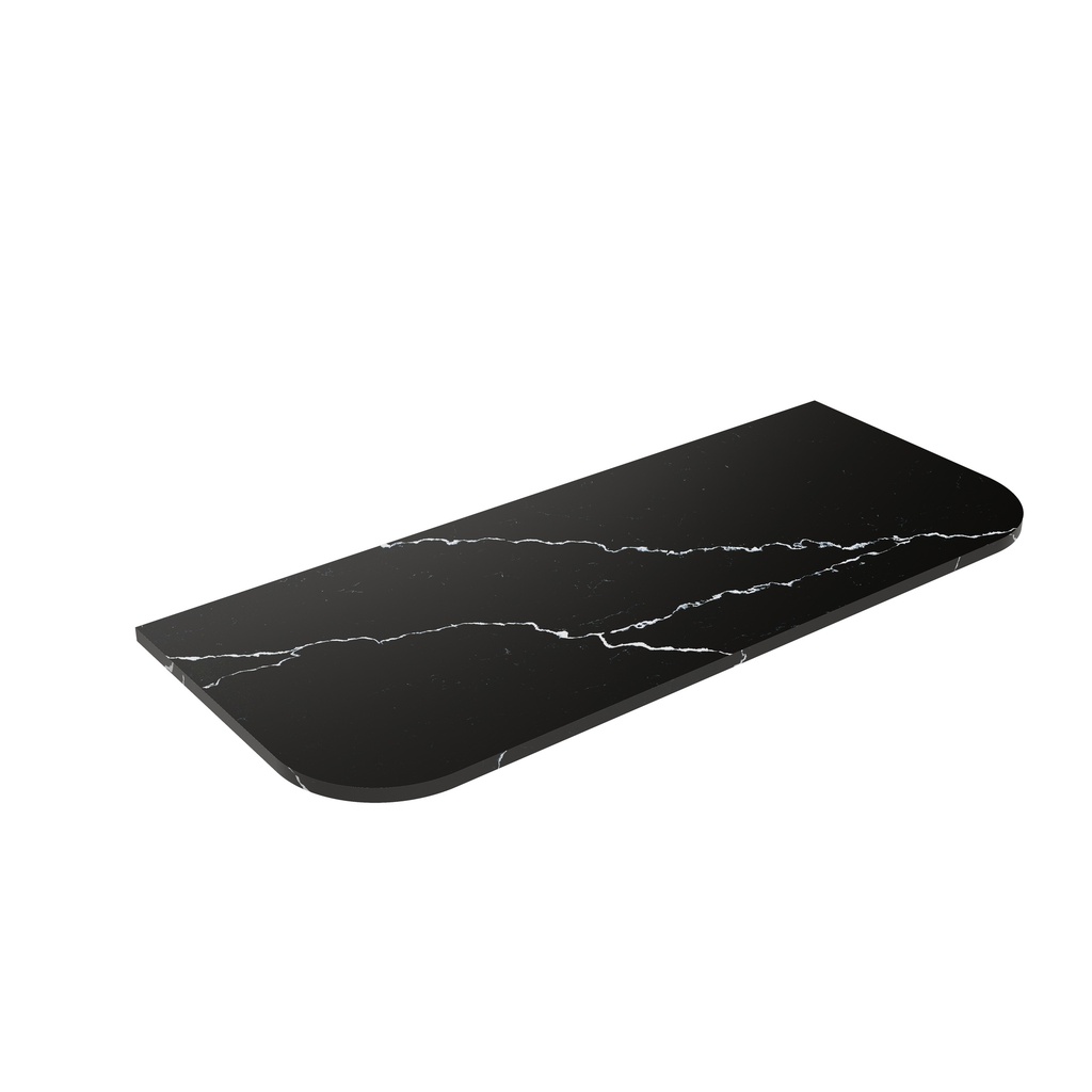 [56391] 1205X505X20mm Calacatta Night (WG485)Zero Silica Engineer Curve Stone Top