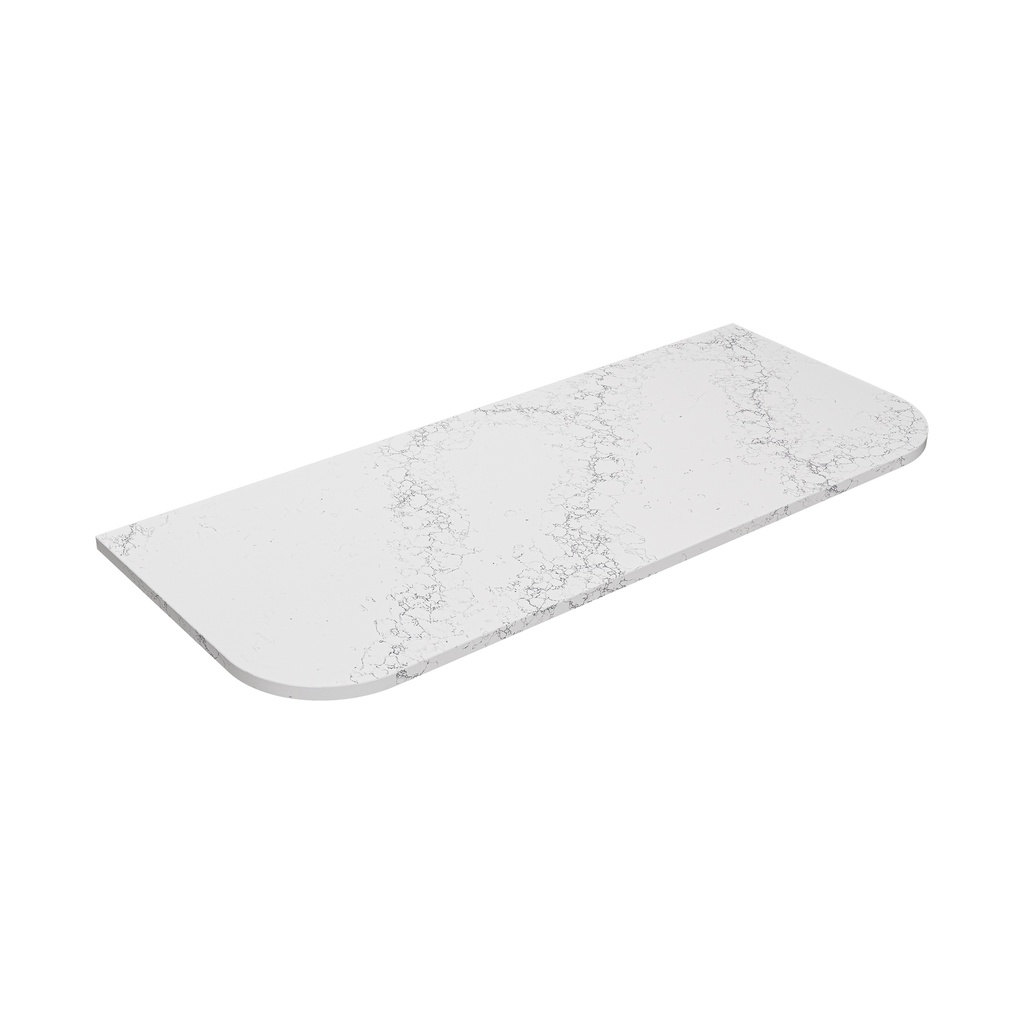 [56368] 1205X505X20mm Calacatta White (WG486) Zero Silica Engineer Curve Stone Top