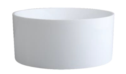 1280*1280*595mm Gloss White Ceto Como Round Bathtub No Overflow Plug & Waste Not Included