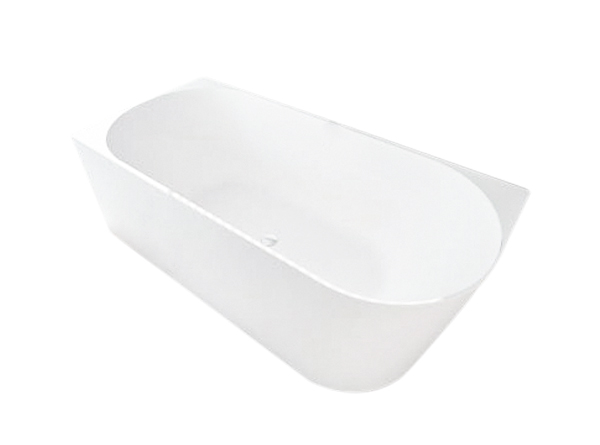 1400*750*590mm Nova Left Hand Corner Gloss White Bathtub