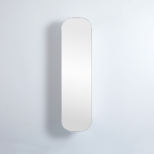 1500*400*280mm Matte White Mirrored Tall Boy
