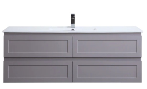 1500*450*560mm Matte Grey Vanity Cabinet Only