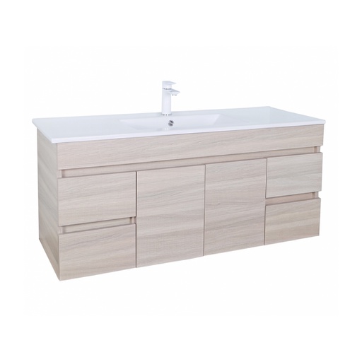 1500*460*555mm Oak Bathroom Vanity For single/Double Bowl Side Drawer WH-OAK