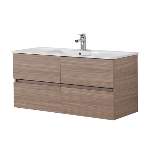 1500*460*560mm 4 Drawers SINGLE BOWL Wall Hung Vanity OAK-WH-Cab