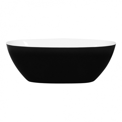1500*750*590mm Free Standing Bathtub Matte Black and Matte White Waste Not Included