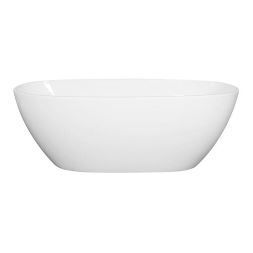 1500*750*590mm Free Standing Bathtub Matte White NON OVERFLOW Waste Not Included MW
