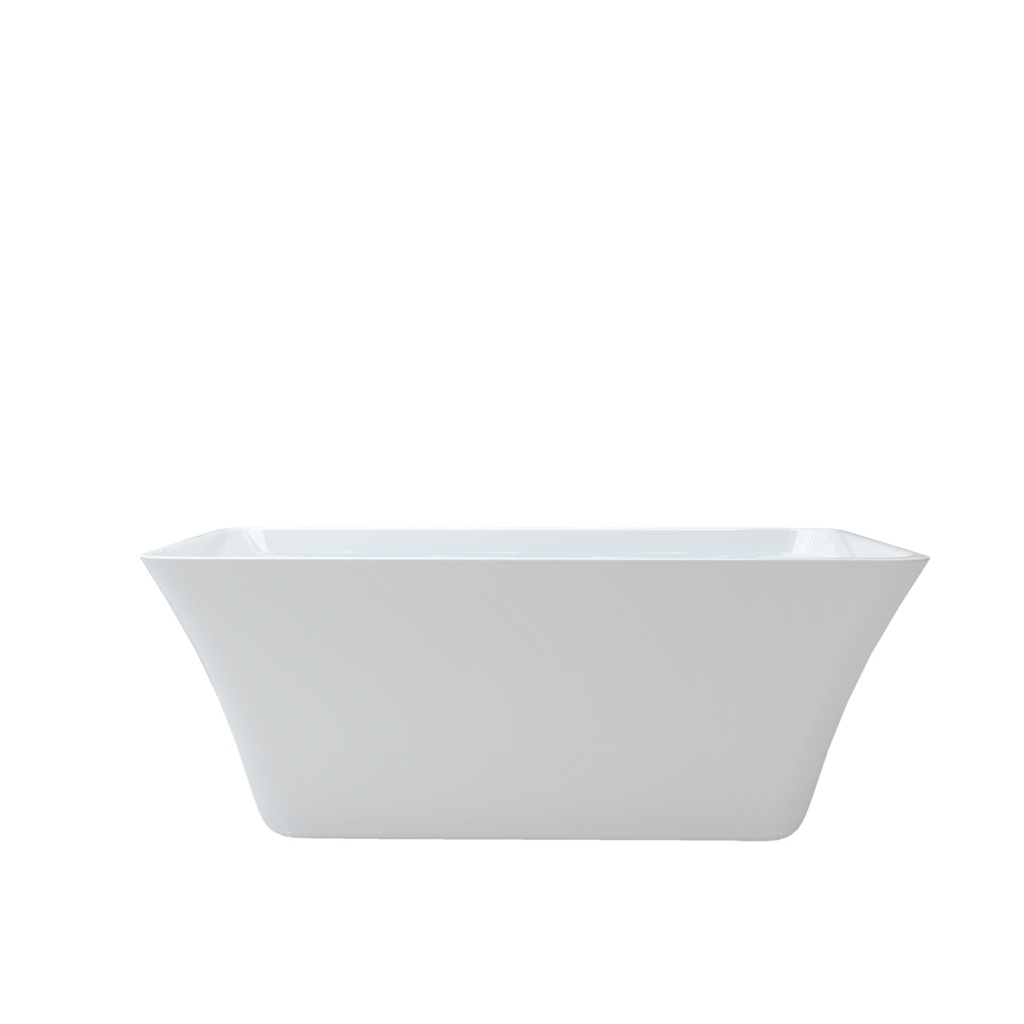 1500mm Gloss White Acrylic Free Standing Bathtub