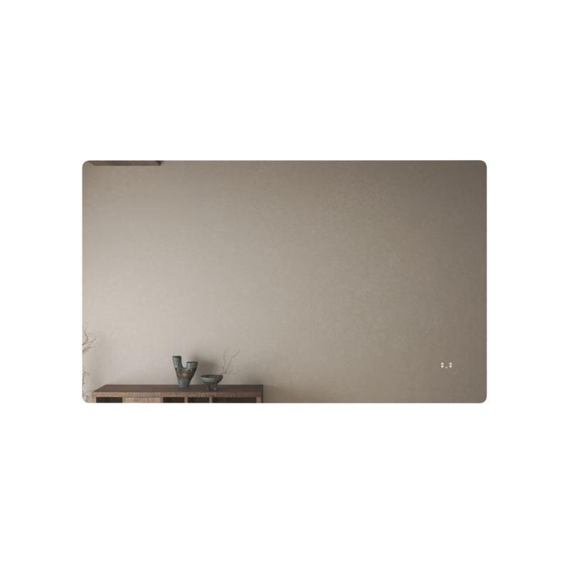 [86132/UL1590BRM] 1500x900mm Curved Rim Rectangle 3 Color Backlit LED Mirror