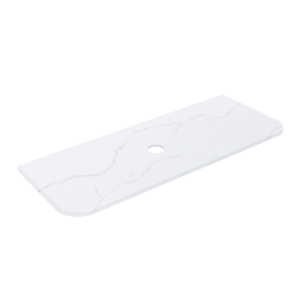 1505X505X12mm Calacatta Artic White Solid Surface Stone Top