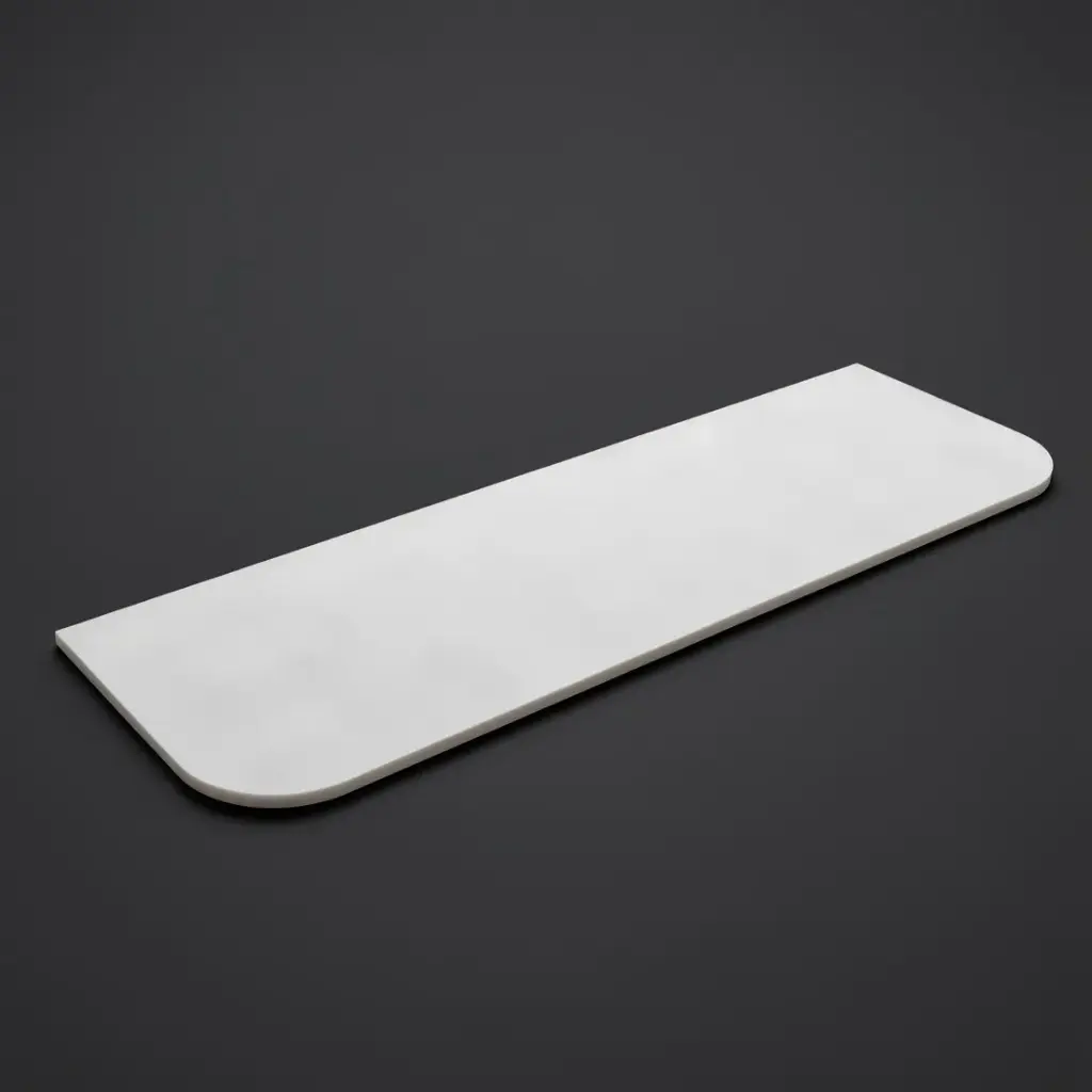 1505X505X20mm Blanco White(WG034) Zero Silica Engineer Curve Stone Top Top