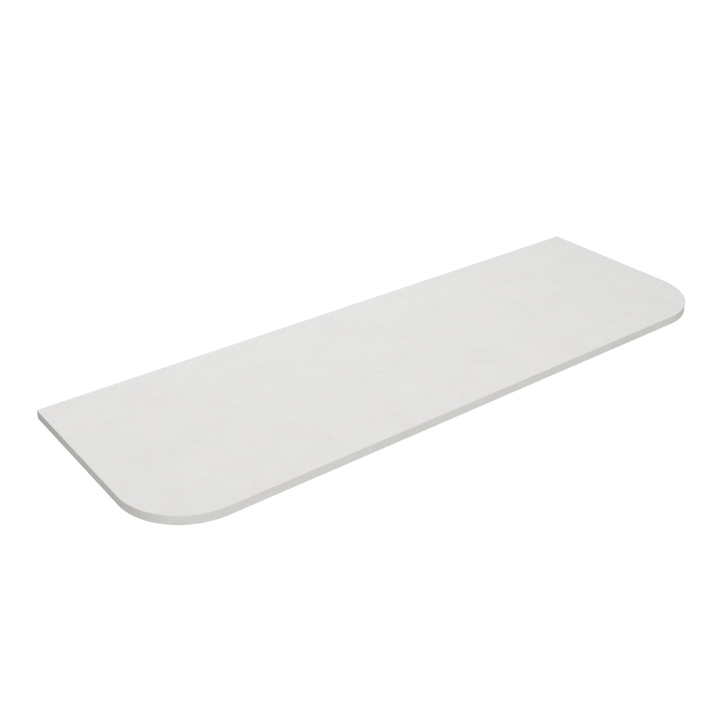 1505X505X20mm Blanco White(WG034) Zero Silica Engineer Curve Stone Top Top