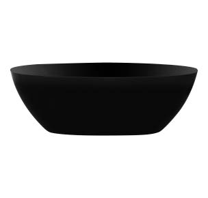 1700*810*590mm Free Standing Bathtub Matte Black Inside and Outside