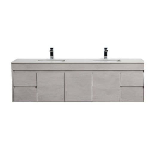 1790*455*525mm Wall Hung Concrete Grey Cabinet Only WH
