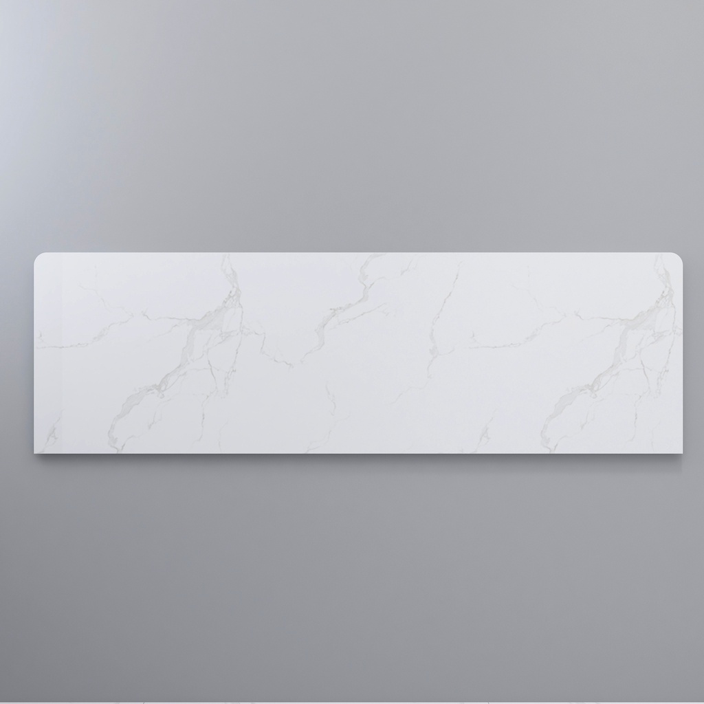 1800*465*15mm White Marble Look Sintered Stone Top Benchtop