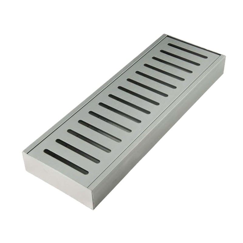 [41423] 300-5600mm Lauxes Aluminium Standard Floor Grate Drain Any Size Indoor Outdoor