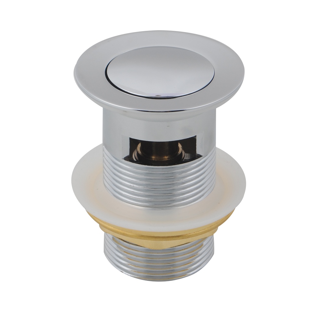 [40479] 32/40mm Solid Brass Basin Pop Up Waste with Overflow Chrome