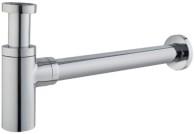 32mm/40mm Chrome Brass Basin Bottle Trap Round