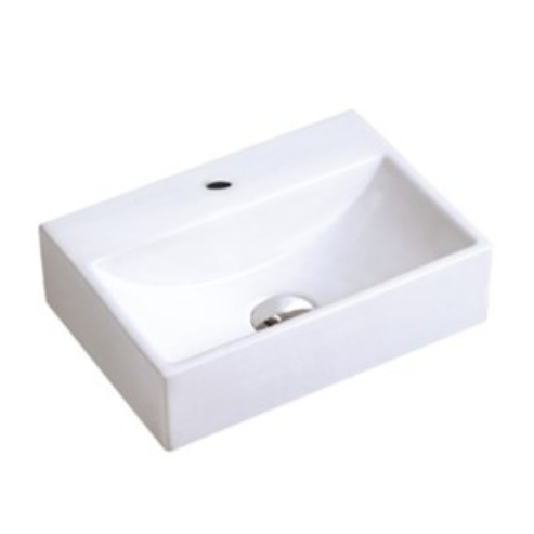 330*290*120mm Wall Hung / Above Counter Gloss White Fine Ceramic Waste: 32mm Non Overflow