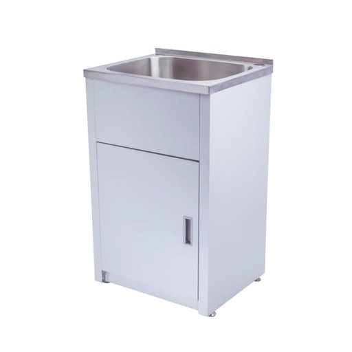 35 Litres Stainless Steel Laundry Tub Size: 455*555*925mm Laundry kits and waste are included, plumbing access available on side