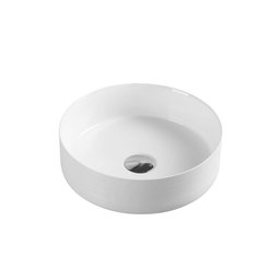 [50053] 355*355*120mm Sasso PTouchline White Above Counter Round Basin