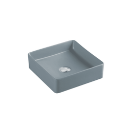 360*360*110mm Etna Tango Grey Above Counter Square Basin