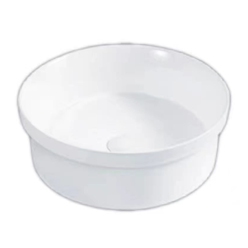 360*360*110mm Gloss White Fine Ceramic Insert Basin