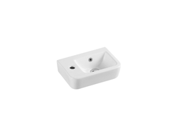 375*245*100mm Wall Hung Rectangular Basin With Left Side Mixer Hole