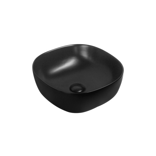 375*375*120mm Matte black Above Counter Basin