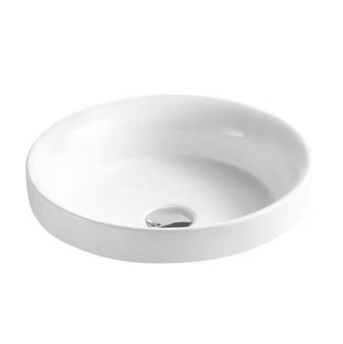 400*400*110mm Insert Basin Gloss White Fine Ceramic Waste: 32mm Non Overflow