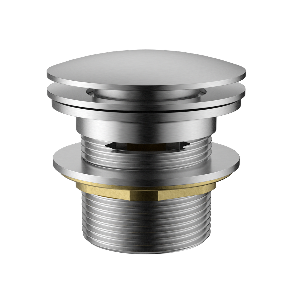 [44761] 40mm Bath Pop-Up Plug With Removabel Waste With Overflow Brushed Nickel