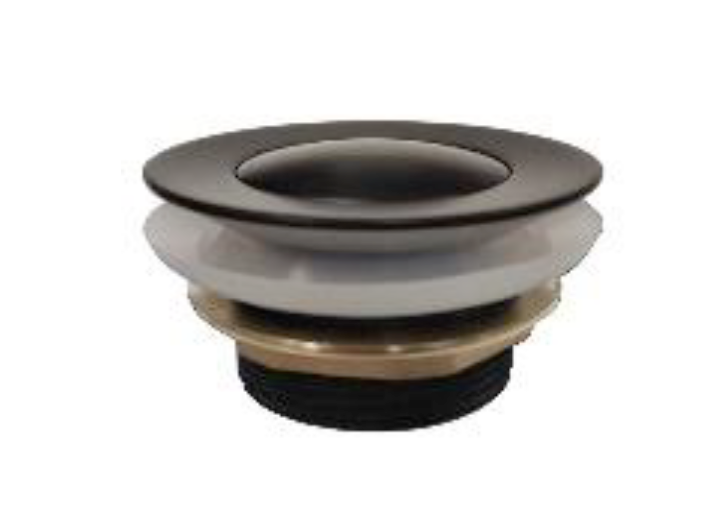 40mm Bathtub Pop Up Waste Non Overflow Matte Black