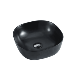 410*410*150mm Matt Black Above Counter Basin