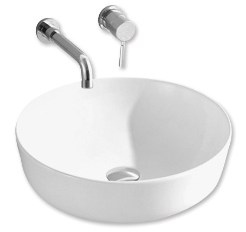 420*420*140mm Above Counter Basin Waste: 32mm Non Overflow Round R