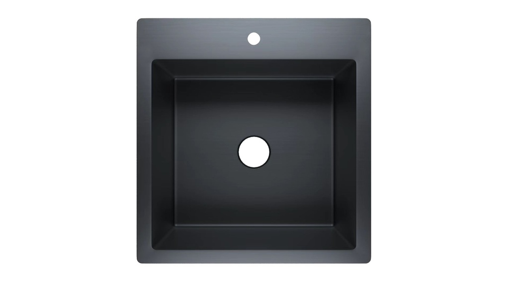 [44697] 430*400mm Cora Single Bowl Laundry Sink Matt Black