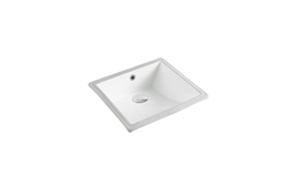 440*440*190mm Undermount Square Basin No Tap Holes