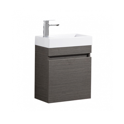 450*250*480mm Left Hand Hinge With Poly Top Dark Brown LWH-PT