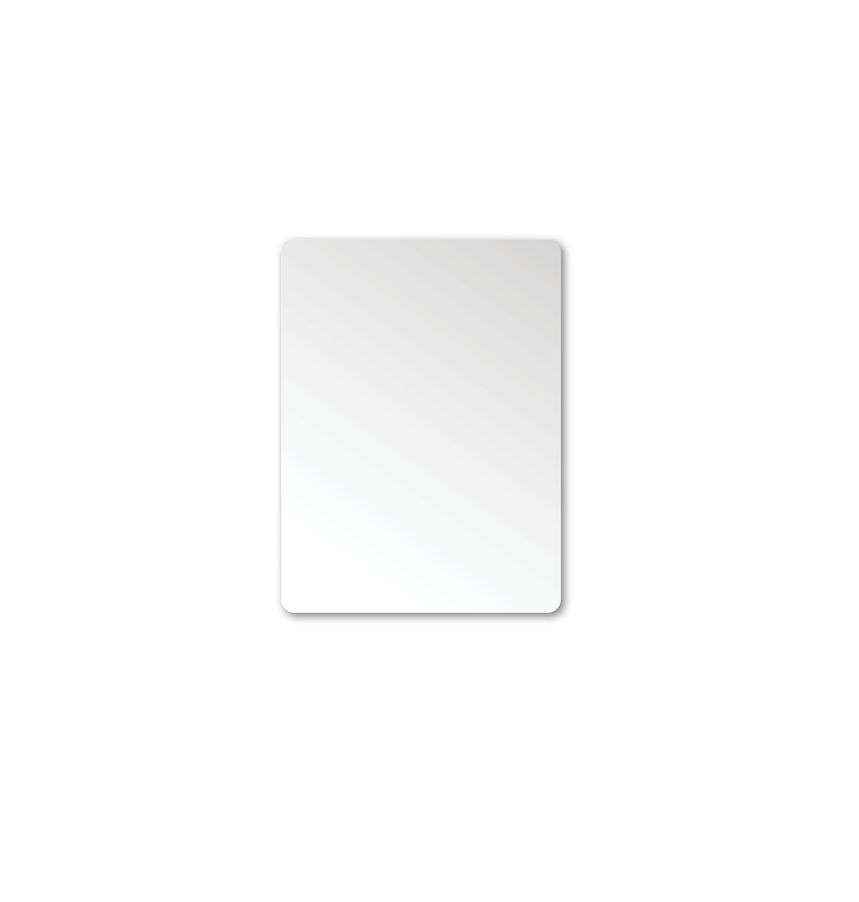 450X600X5mm Recta Plain Pencil  Edge Mirror