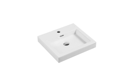 [50082] 480*450*130mm Insert Square Basin With Mixer Hole